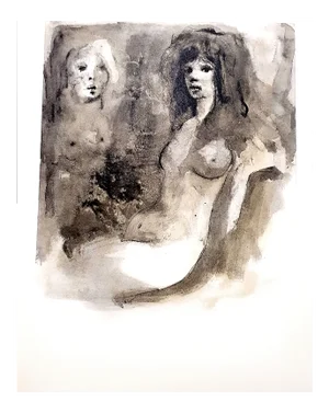 Leonor Fini - Young Beauty - Original Lithograph 1964