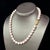 Metal 1990s Mikimoto Estate Akoya Pearl Necklace 18" 18k Y Gold 10 mm Certified For Sale - Image 7 of 12