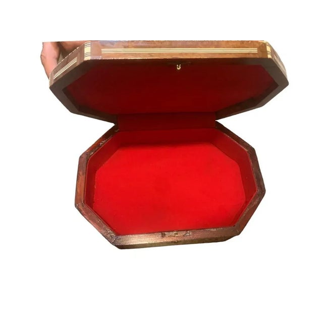 1960s Antique Jewelry Box For Sale - Image 4 of 6