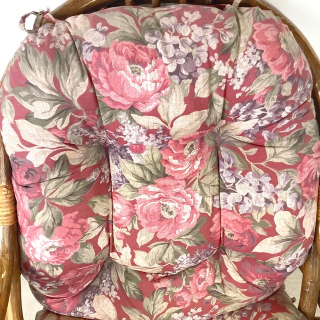 Vintage Sculptural Rattan & Bentwood Swivel Lounge Chair For Sale - Image 18 of 18