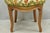 Vintage French Country Provincial Style Walnut Round Seat Vanity Bench Stool For Sale In Philadelphia - Image 6 of 13