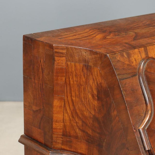 Antique Flap Cabinet with Drawers, Italy For Sale - Image 6 of 13