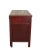 Red Late 19th Century Hand Painted Circle of Mystic Bird Antique Gansu Tibetan Cabinet 2 For Sale - Image 8 of 10