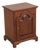 Bartley Collection Cherry Chippendale 1 Door Spice Cabinet For Sale