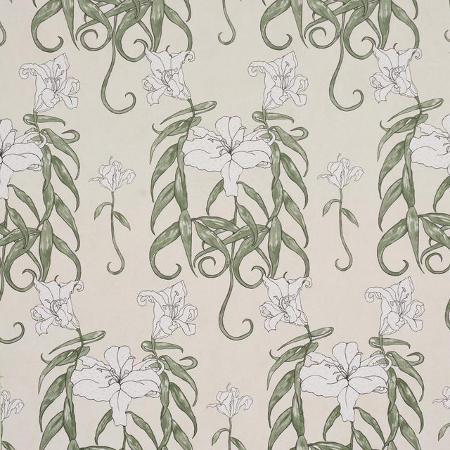 Schumacher x Backdrop Lady Lilith Wallpaper In Off White For Sale