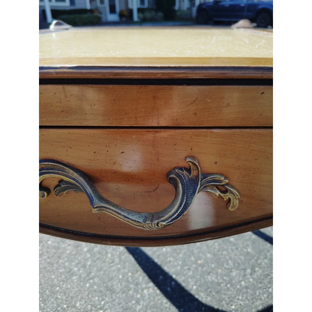 Wood Vintage Weiman Heirloom Table For Sale - Image 7 of 7