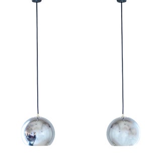 Mid-Century Modern Eye Ball Pendant from Goffredo Reggiani, Italy, 1970s, Set of 2 For Sale