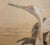 Meiji Era "Cranes and the Sun", Japanese Silk Scroll Painting For Sale - Image 9 of 18