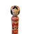 Vintage Japanese Hand Carved Naruko Kokeshi Doll, 1950s For Sale - Image 4 of 6