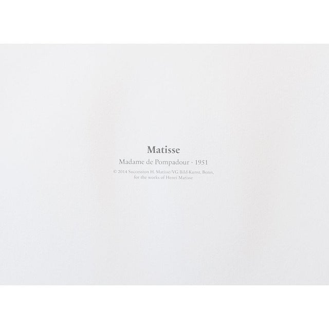 Henri Matisse Henri Matisse "Madame De Pompadour" First German Edition Poster For Sale - Image 4 of 8