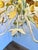 French Floral and Wheat Tole 6-Light Chandelier from Sofidis FlorArt, Late 20th Century For Sale - Image 13 of 18