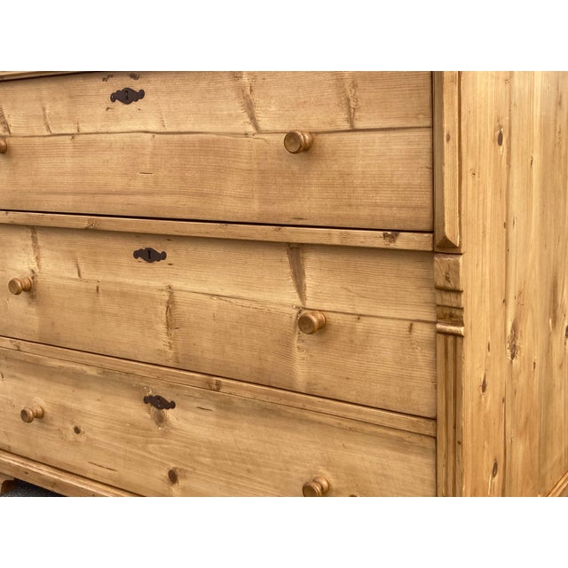 Late 19th Century Pine Chest of Three Drawers For Sale - Image 10 of 16