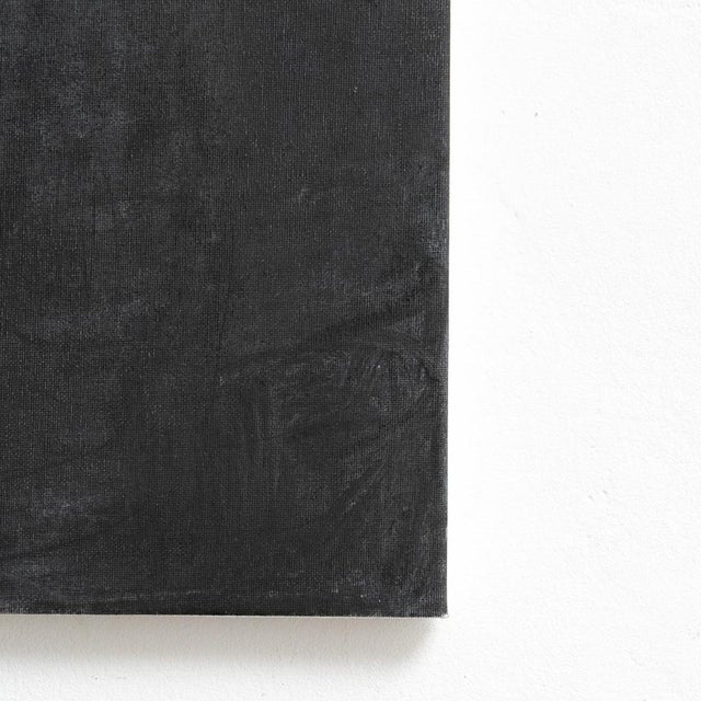 Early 21st Century Enrico Della Torre, Art Black Composition, Charcoal on Canvas, 2017 For Sale - Image 5 of 10