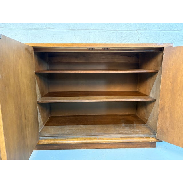 Mid 20th Century Broyhill "Brasilia" Mid-Century Modern Walnut Credenza For Sale - Image 11 of 18