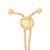 Haus of Brilliance Gold Vermeil Diamond Accent Infinity Sign Lariat Bolo Bracelet For Sale - Image 4 of 4