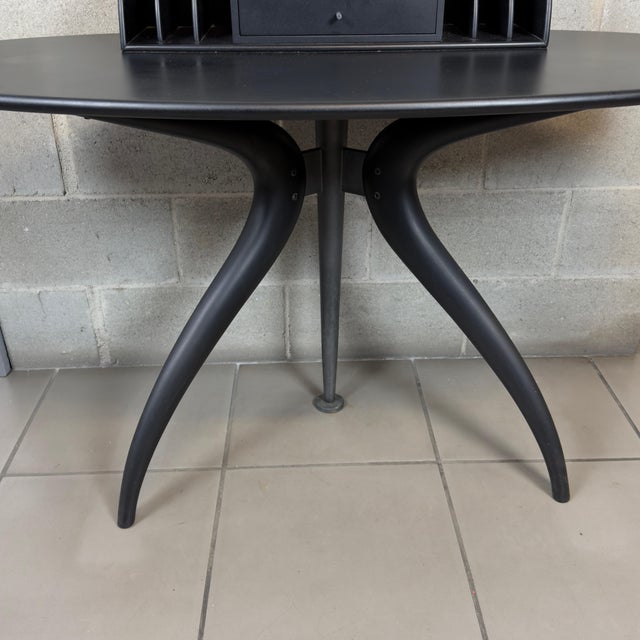 Postmodern Painted Metal and Wood Console or Desk, 1990s For Sale - Image 6 of 10