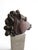Alfredo Lanz, Classical Greek Head on Marble Base, 1970, Terracotta For Sale - Image 9 of 11