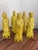 Mid 20th Century Taoist Immortals in Golden Yellow-Set of Five Figures For Sale - Image 4 of 12