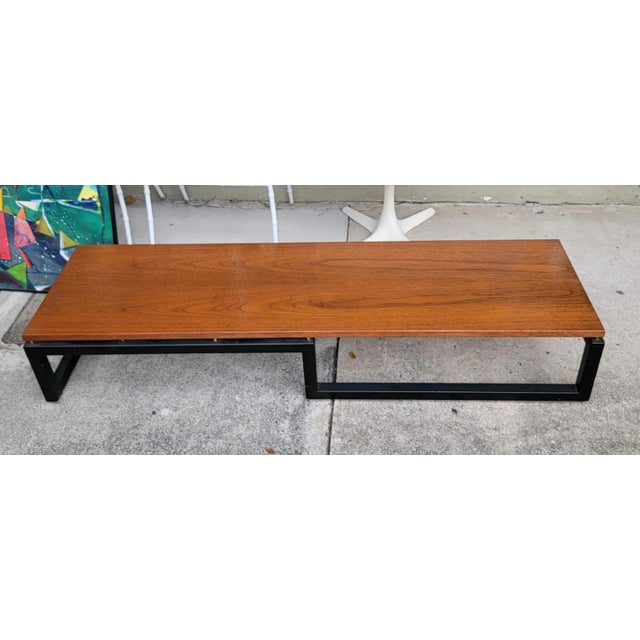 Brown 1960s Paul Tuttle Designed Baker Low Coffee Table For Sale - Image 8 of 8