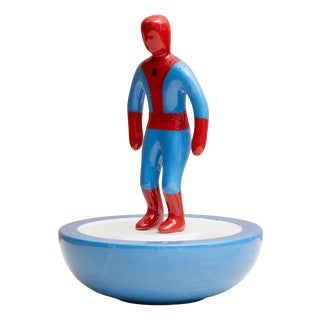 Subbuteo Ornament Sculpture in Double-Mold Ceramic from Artigianato Italiano For Sale