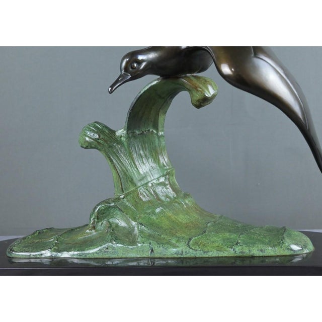 Charles Ruchot, Bird in Flight, 1920s, Bronze For Sale - Image 12 of 18