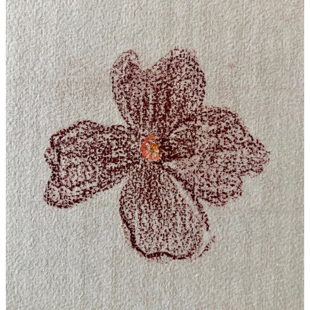 Pop Art Joanne Seltzer, Original Pastel Drawing Flowers, Wallpaper Pattern and Decoration Pop Art, c.2005 For Sale - Image 3 of 7