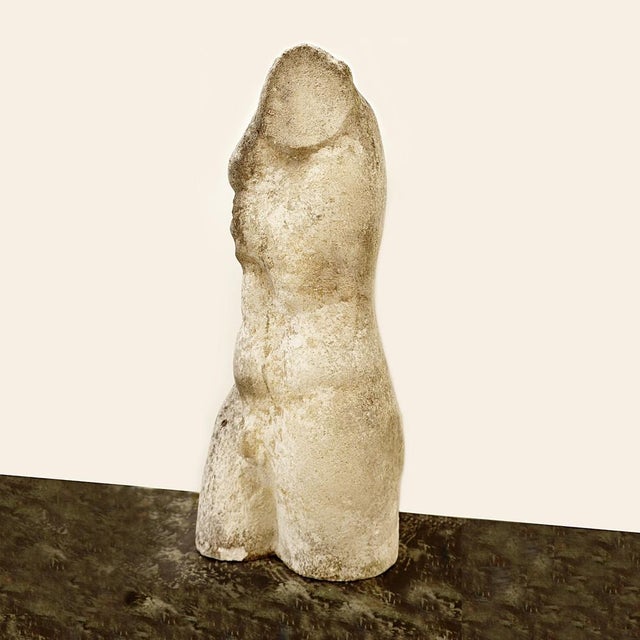 Torso Romano in Reconstituted Stone, 1950s For Sale - Image 4 of 12