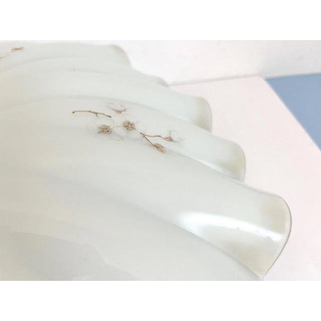 1950s Fluted Glass Parasol Flush Light For Sale - Image 11 of 16