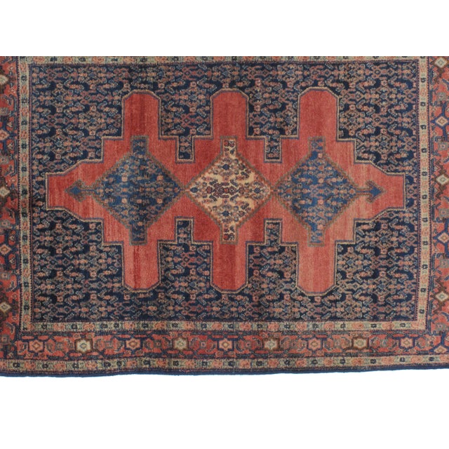 Persian 1970's Persian Senneh Rug , 5'3" X 3'10" For Sale - Image 3 of 7