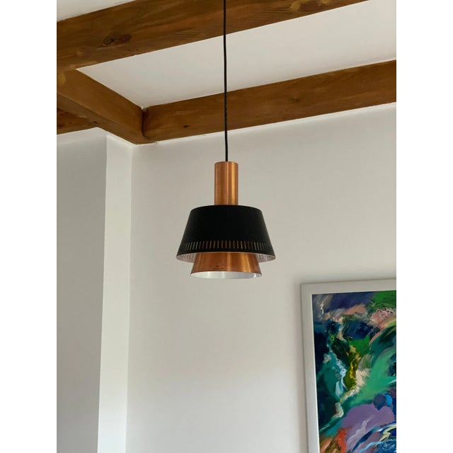 1960s Mid-Century Danish Pendant Lamp by Jo Hammerborg for Fog Mørup, 1960s For Sale - Image 5 of 10