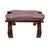 Midcentury Canel Saddle Stool For Sale - Image 4 of 6