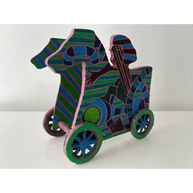 Metal Sculpture by Sandra Berry Hover Toy Theater Series, 1982 For Sale - Image 4 of 10