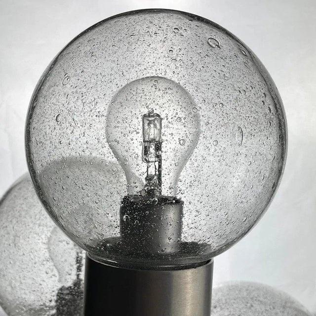 Brushed Aluminum Floor Lamp, Italy, 1970s For Sale - Image 6 of 13