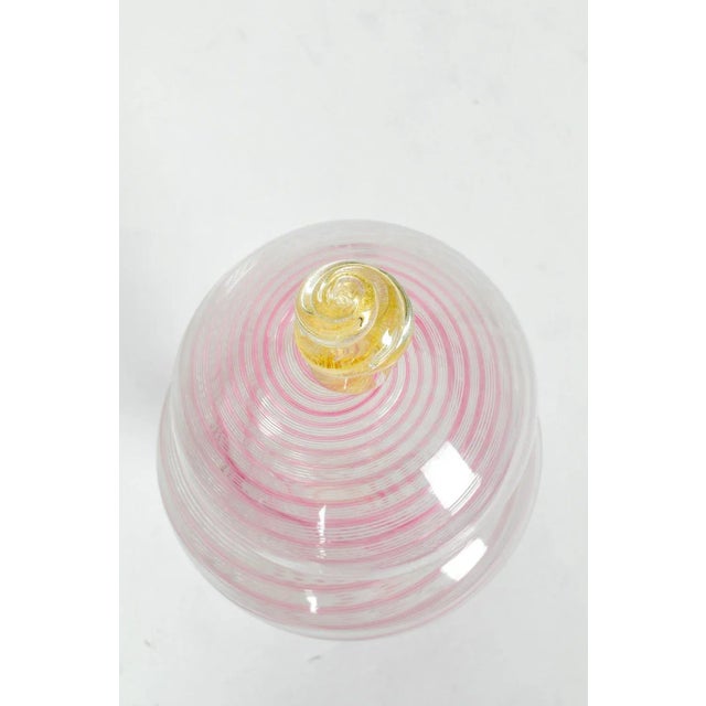 Vintage Murano Glass Decorative Covered Dish For Sale - Image 4 of 5