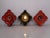 Pop Art German Ceramic Wall Lamps, 1970s, Set of 3 For Sale - Image 4 of 18