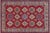 Southwestern Kazak Rustic Red/Beige Wool Rug - 4'1''x6'0'' For Sale - Image 9 of 10