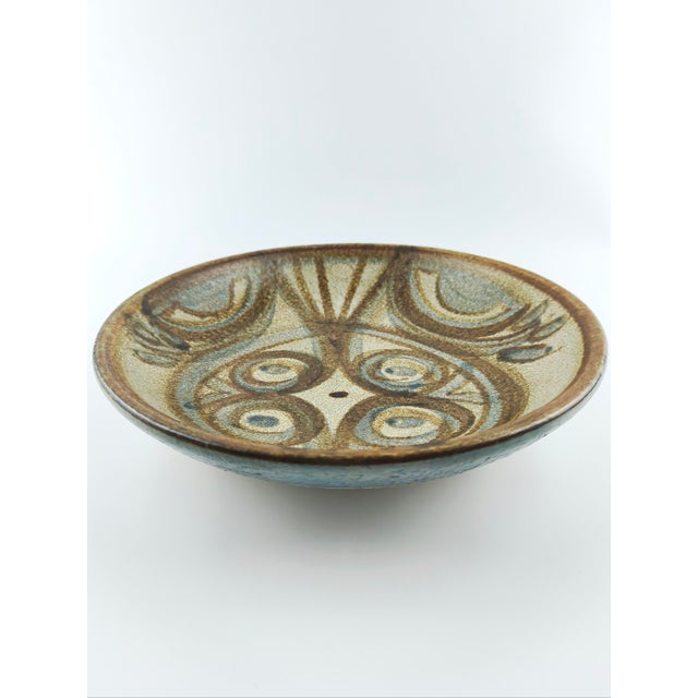 Large Mid-Century Danish Ceramic Bowl from Soholm, 1960s For Sale - Image 4 of 4