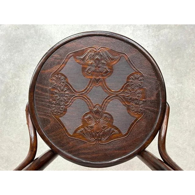 Thonet Set of Bentwood Dining Chairs from Thonet, 1920s For Sale - Image 4 of 11