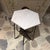 1960s French Side Accent Table Hexagonal Stone Iron For Sale - Image 15 of 17