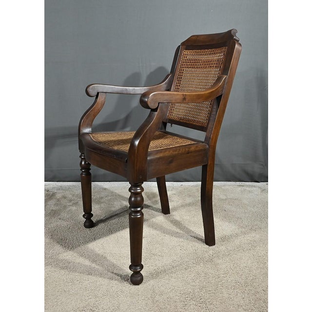 Louis Philippe Style Hairdressers Armchair in Beech, Early 20th Century For Sale - Image 14 of 18
