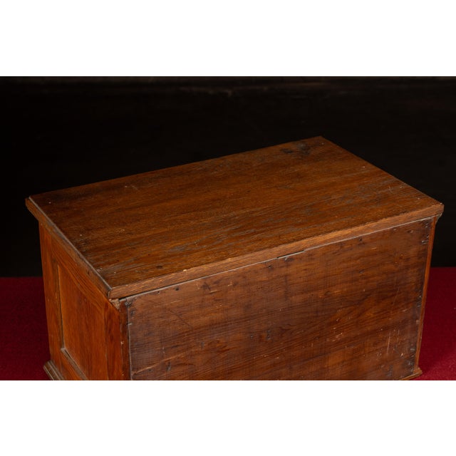 Late 19th Century Mercantile Countertop Wooden Spool Cabinet For Sale - Image 14 of 14