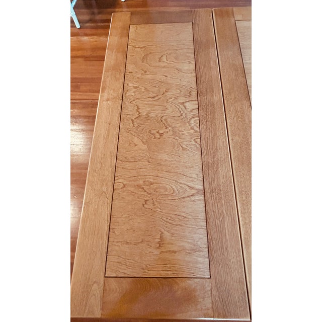 Early 20th Century Early 20th Farmhouse Style Draw Leaf Dining Table For Sale - Image 5 of 16