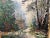 1940s Willem Frederik Reinder Oil Woodsy Landscape Expressionism Painting Art For Sale In New York - Image 6 of 12