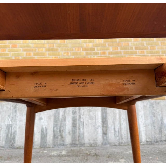 AT-312 Dining Table by Hans J. Wegner for Andres Tuck, 1950s For Sale - Image 12 of 13