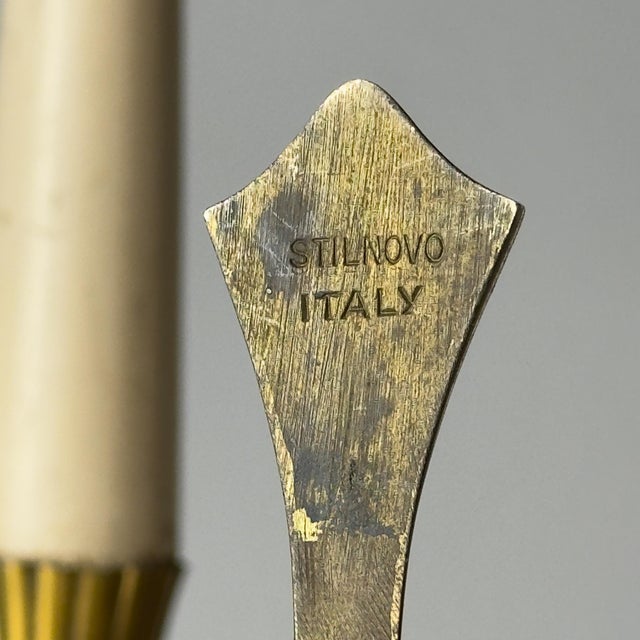 Vintage Brass Wall Lamp by Stilnovo, Italy, 1950s For Sale - Image 17 of 18