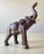 Animal Skin Leather Elephant Sculpture For Sale - Image 7 of 11