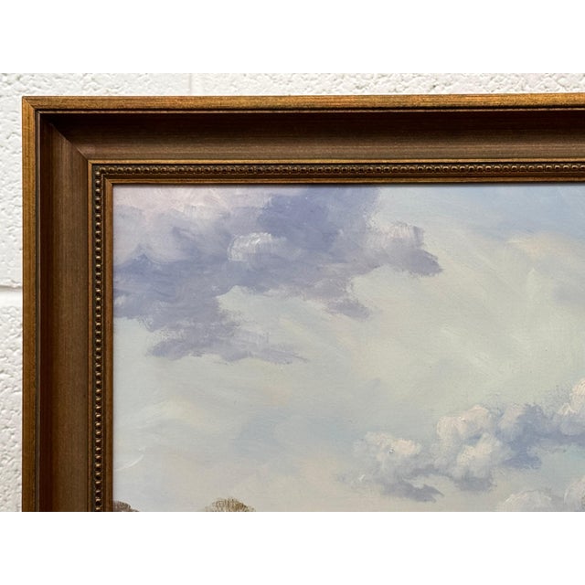 Farmhouse by a River in the English Countryside by 20th Century British Artist 1975 Circa For Sale - Image 14 of 18