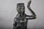 Metal Egyptian Revival Female Figure in Patinated Metal, 1920s For Sale - Image 7 of 15