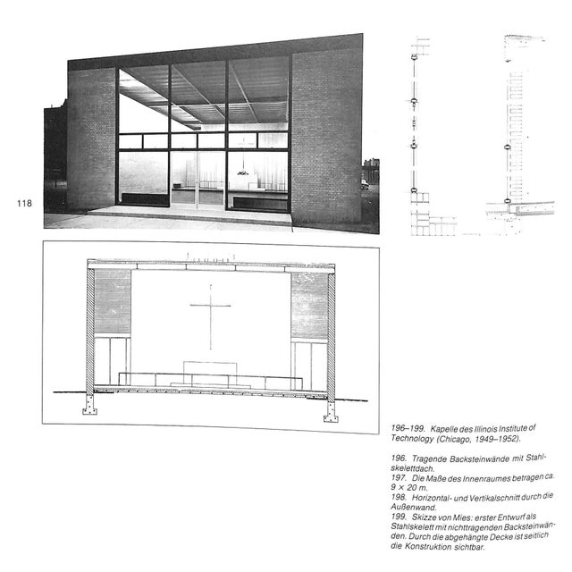 Paper "Mies Van Der Rohe - Mobel Und Interieurs" 1981 Blaser, Werner For Sale - Image 7 of 10