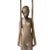 Frankart Style Copper-Tone Nude “Sarcophagus Girl“ Cocktail Smoker Ashtray Stand For Sale - Image 9 of 12